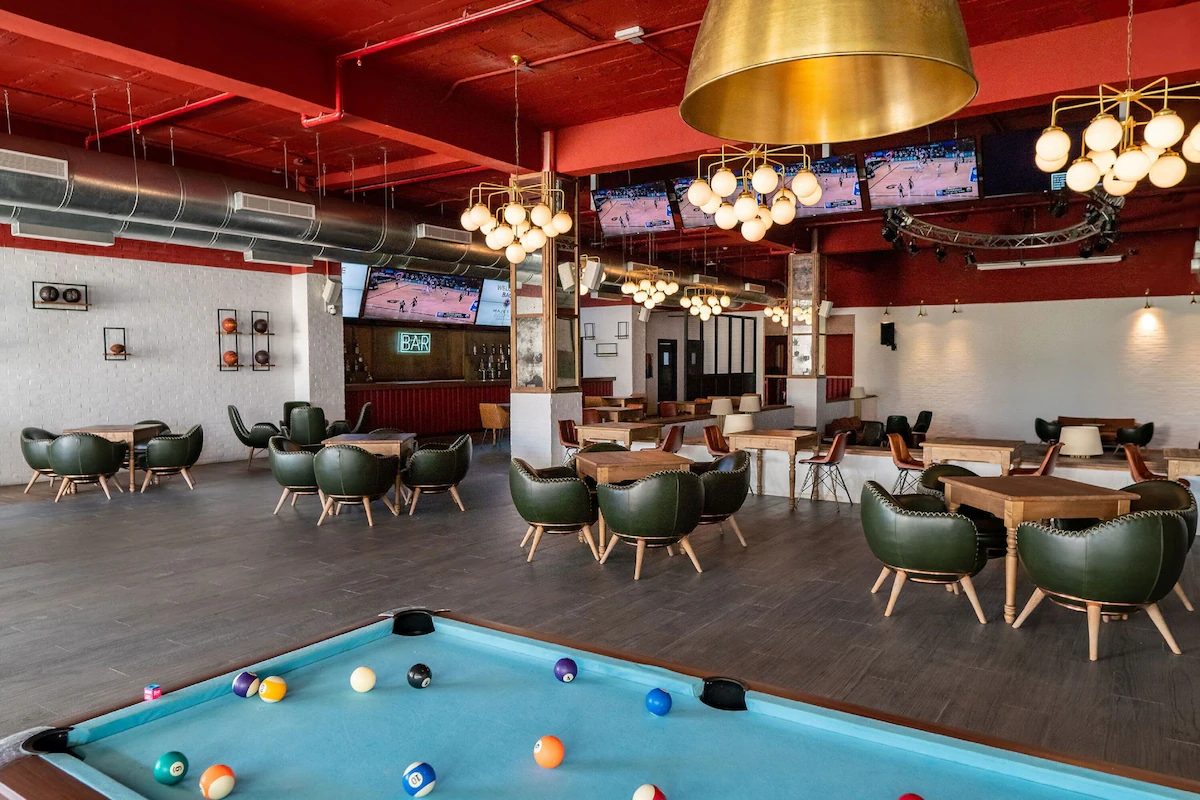 Resort sports bar