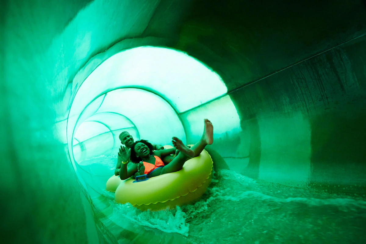 Resort waterslides