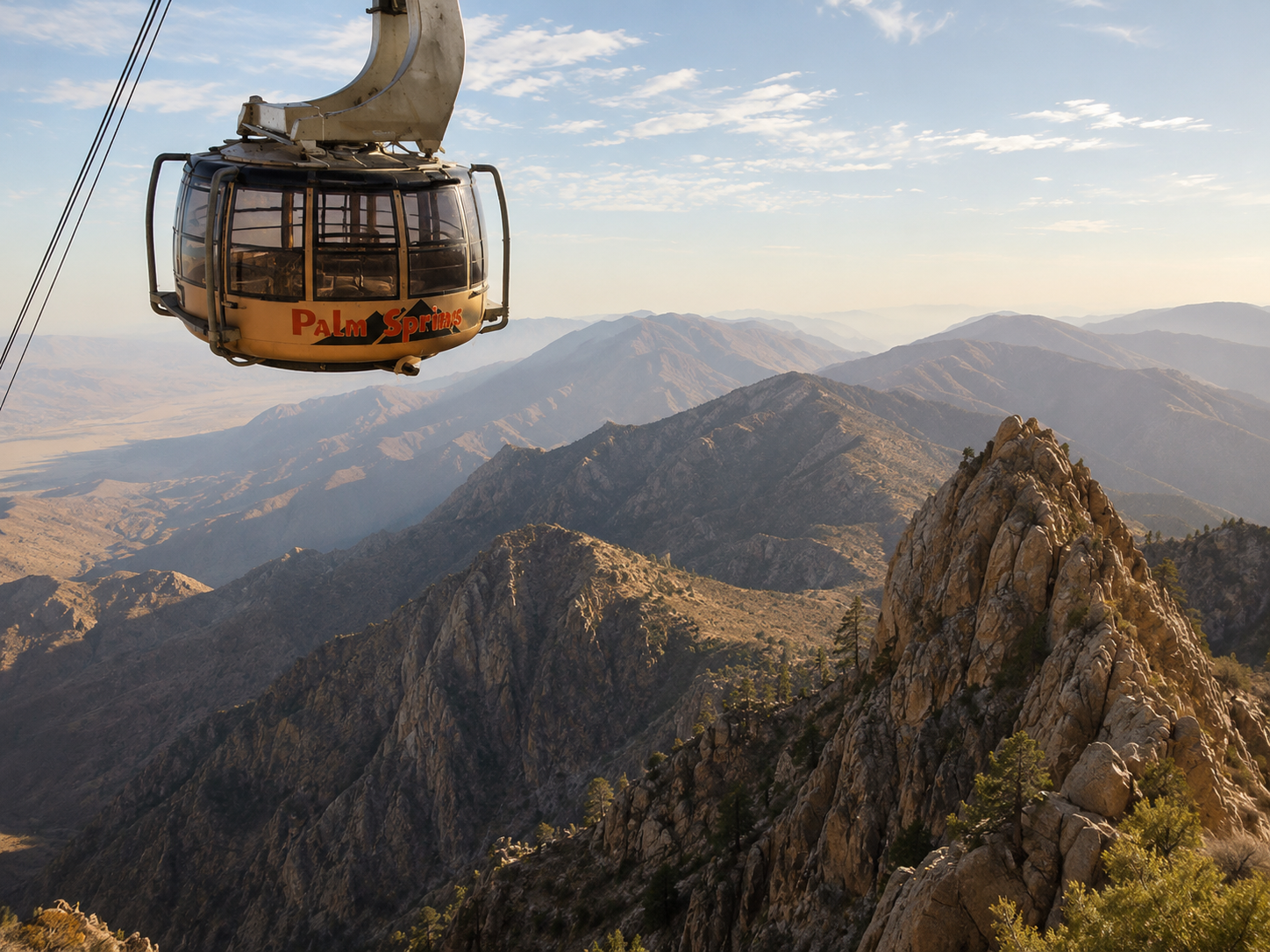 See Palm Springs from above on the Aerial Tramway