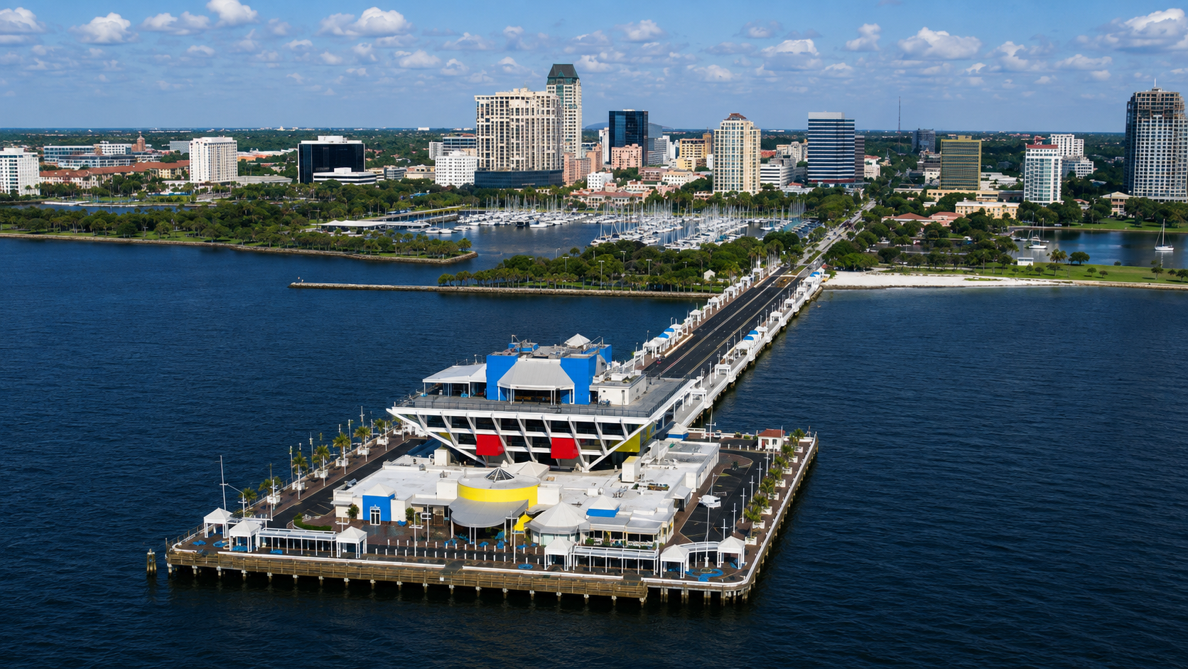 Visit the famous St Pete Pier