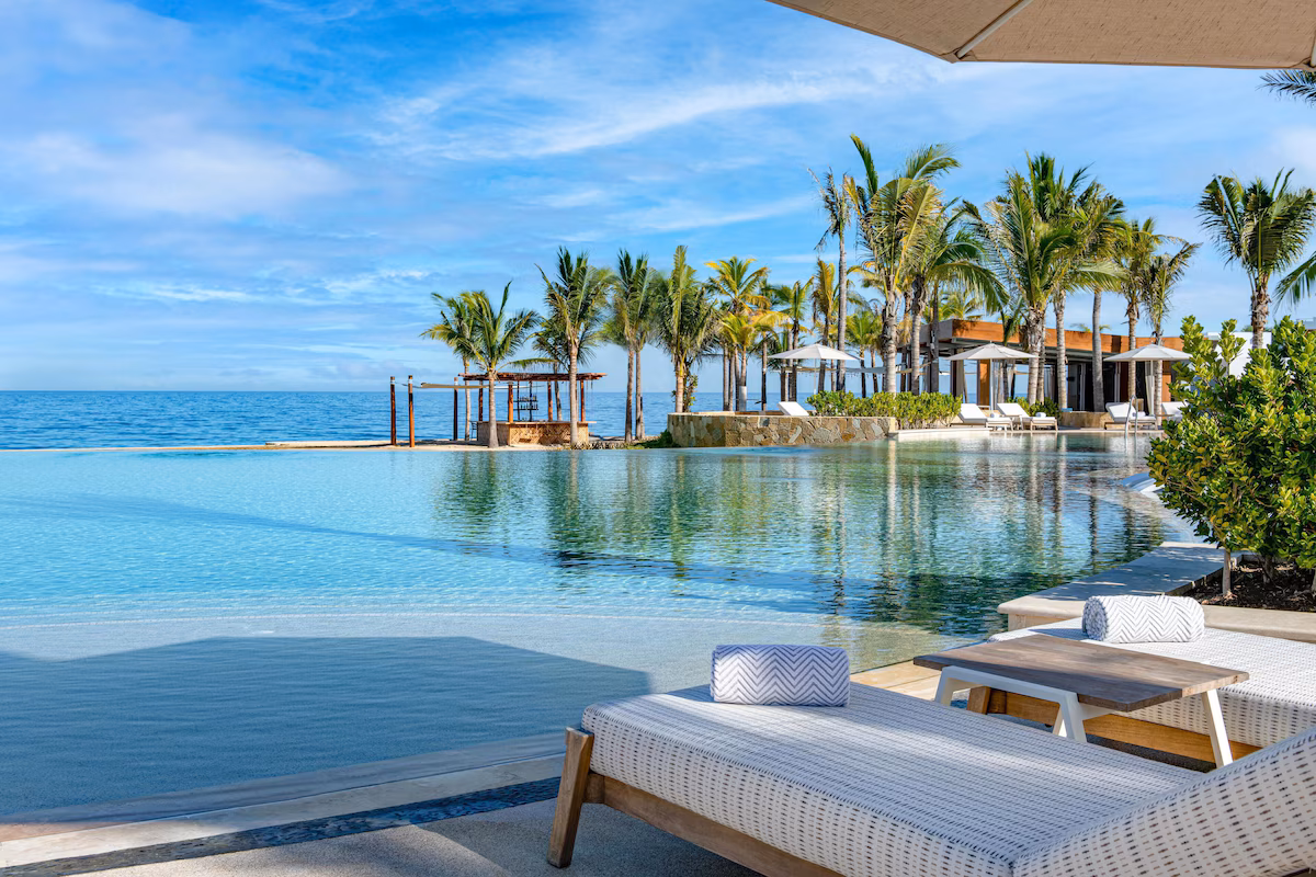 Relax by the resort pool