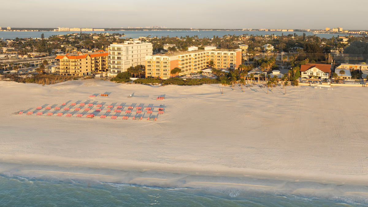 Plenty of beach for the kids to run around