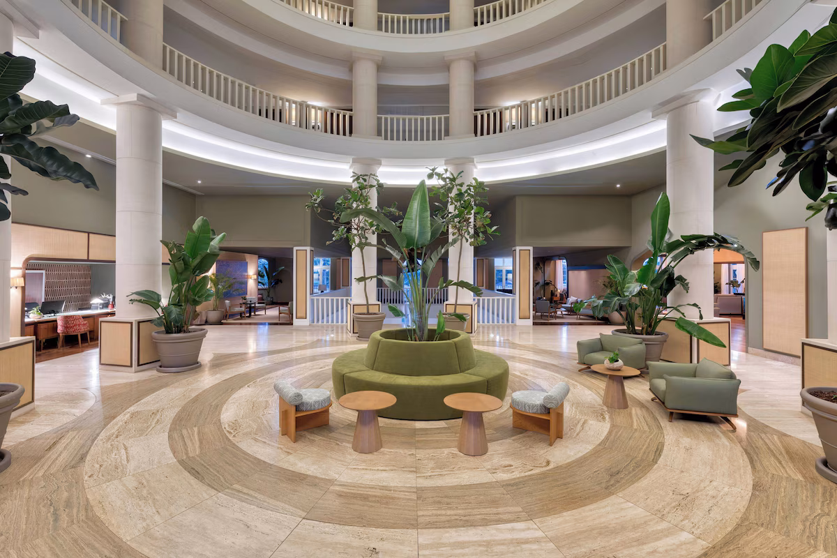 Resort lobby