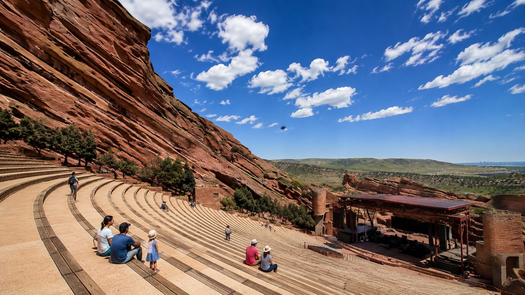 Red Rock amphitheater is one of a kind