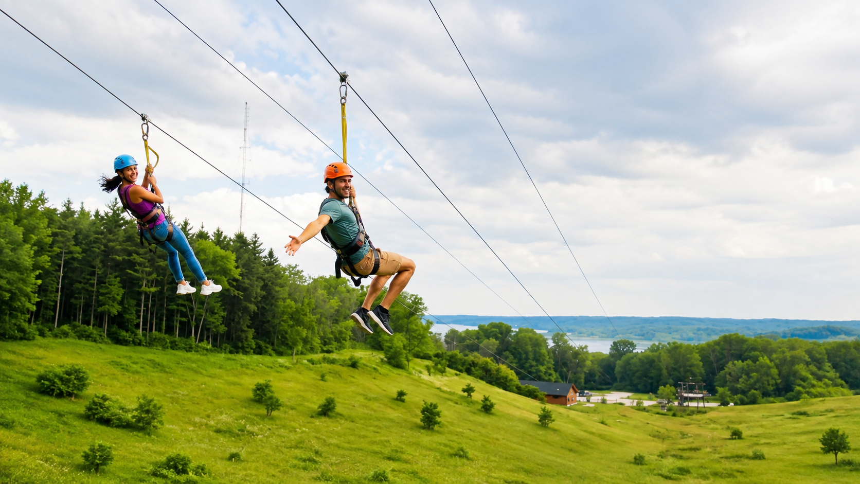 Get your thrills at Lake Geneva Ziplines & Adventures
