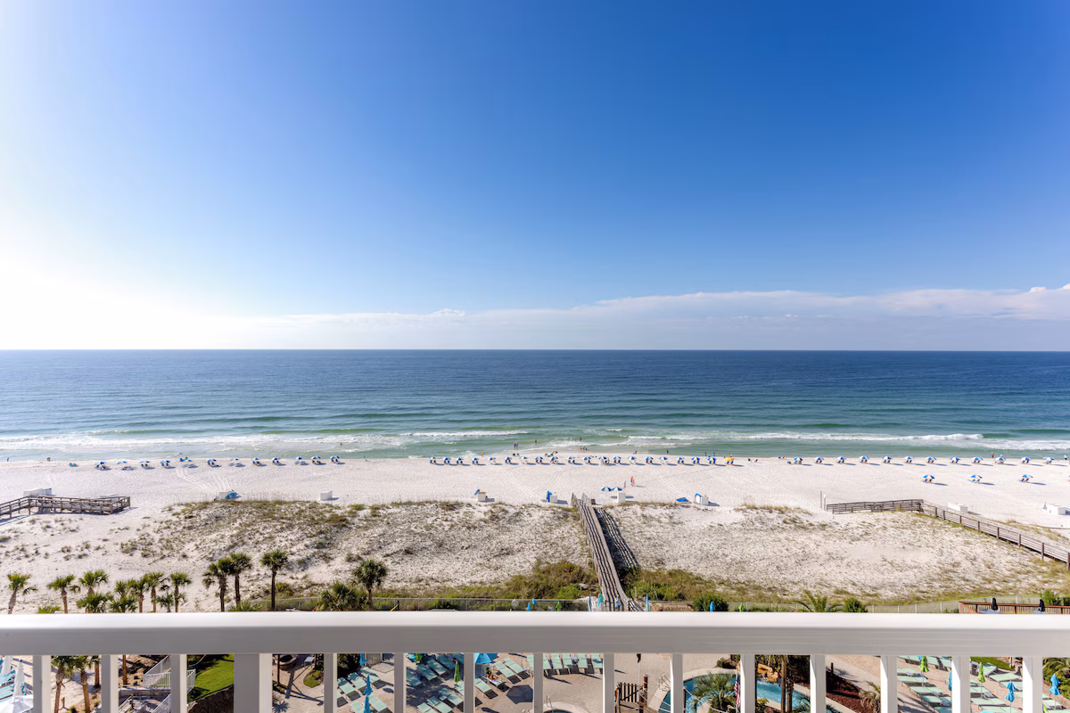 Resort is right on the beach, steps to the ocean