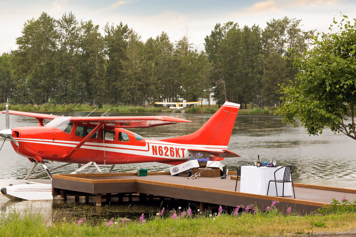 Seaplane is the way to travel