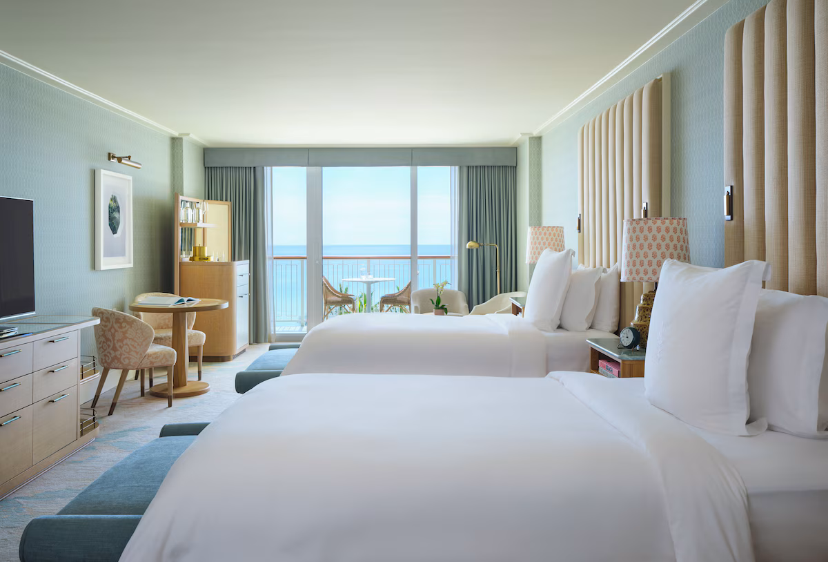 Two queen oceanfront room