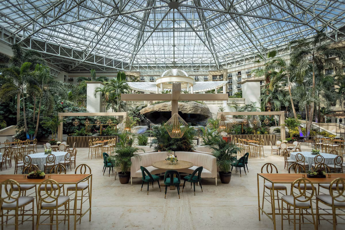 Dinning inside the resort