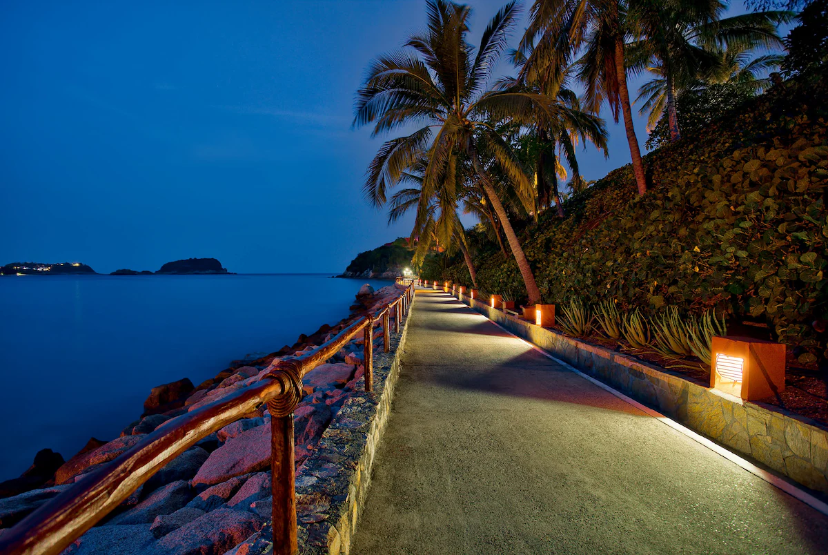 Nightly walks on the Pacific