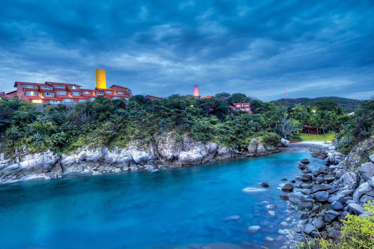 Resort park and cove