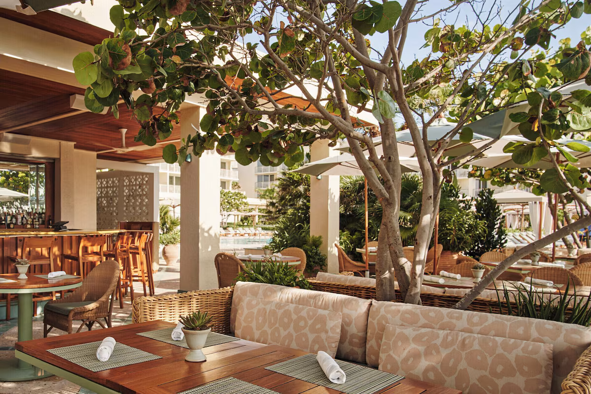 Dinning on the terrace