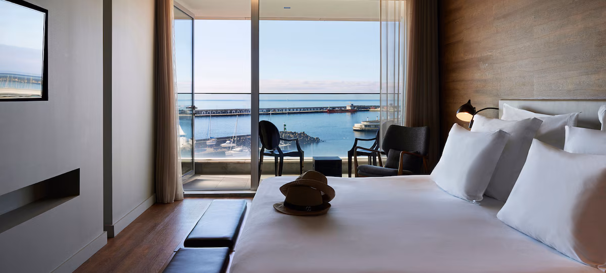 One king with ocean view