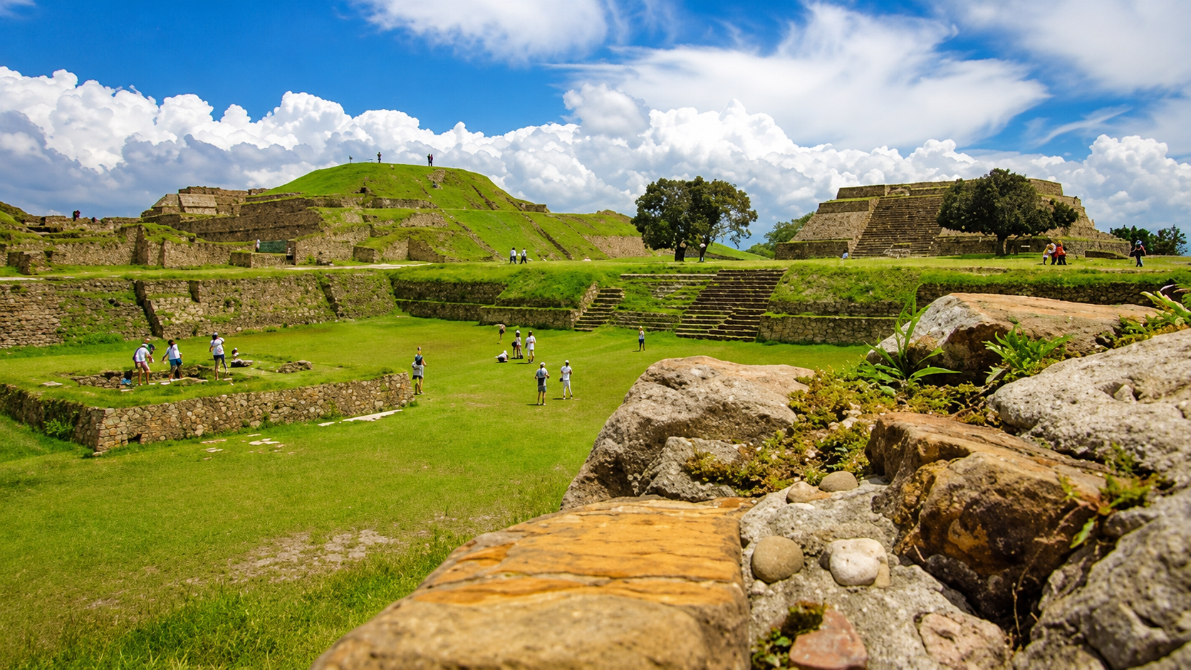 Learn history at Copalita archaeological site
