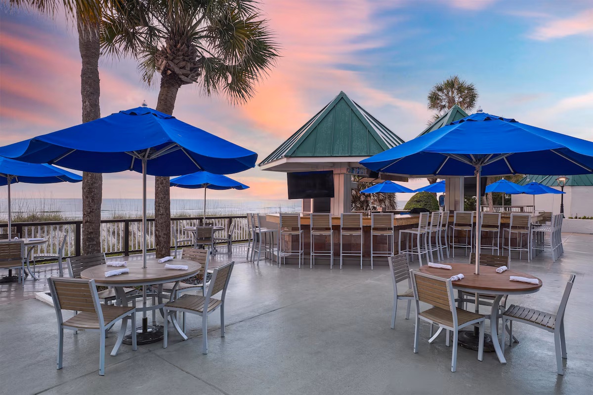 Beach side bar