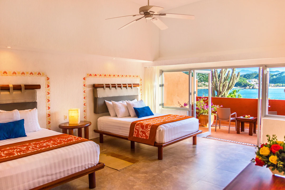 Two bed suite with balcony