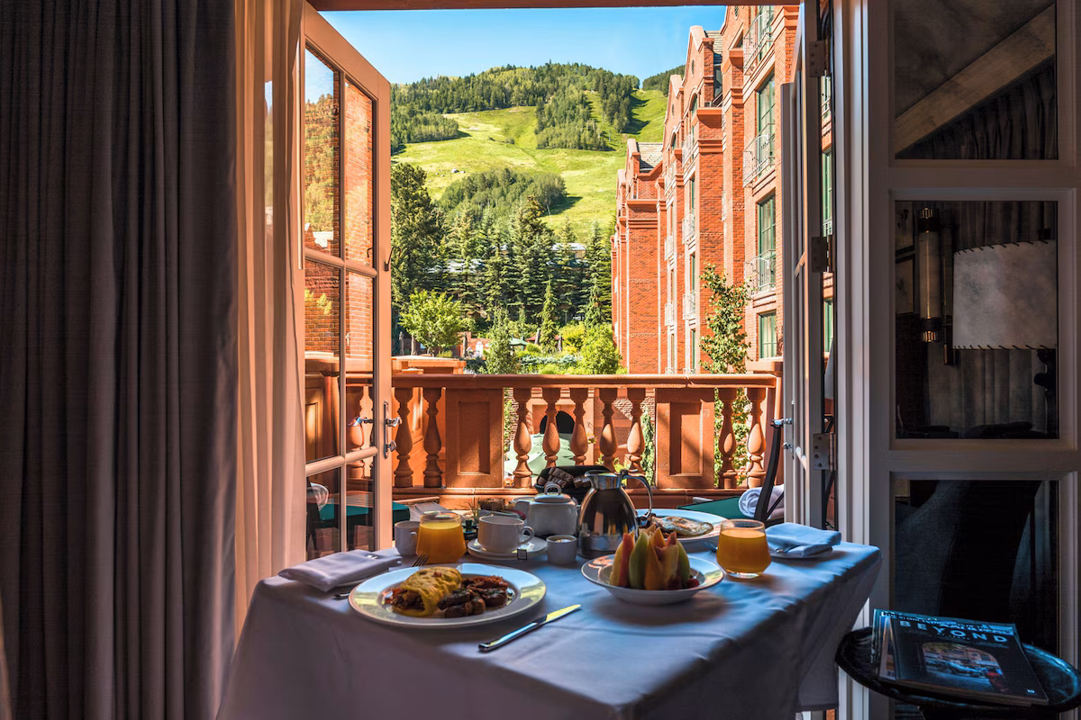 Breakfast with a view