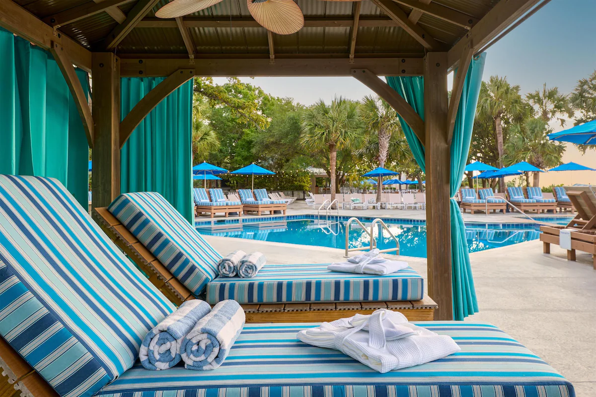 Pool side cabana