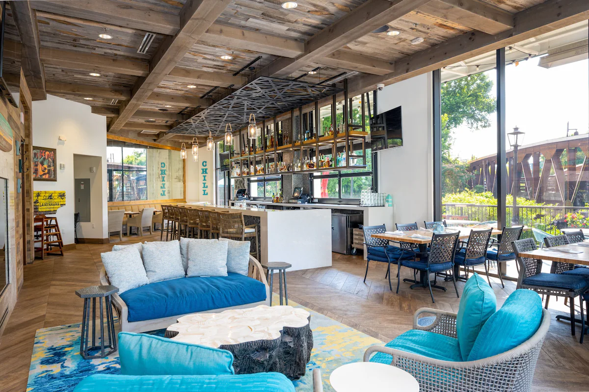 Relax in the resort lounge and bar