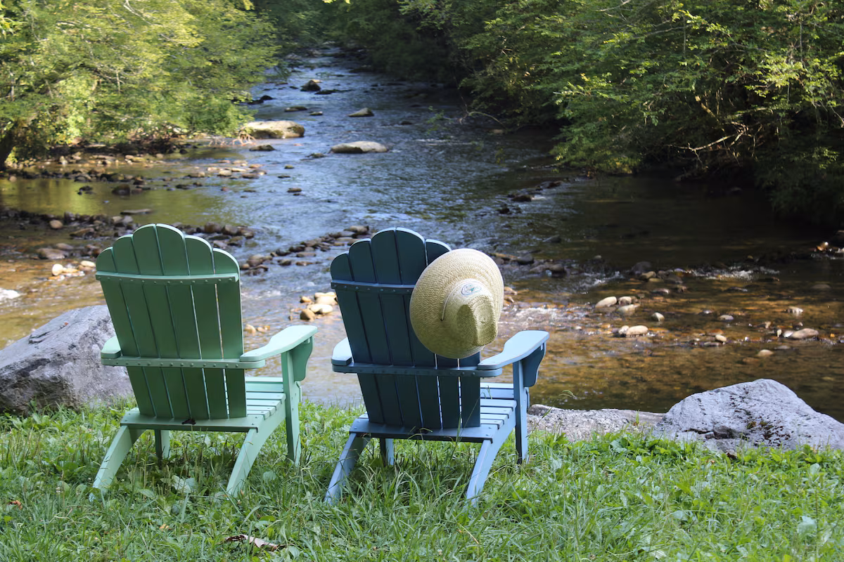 Just relax by the river