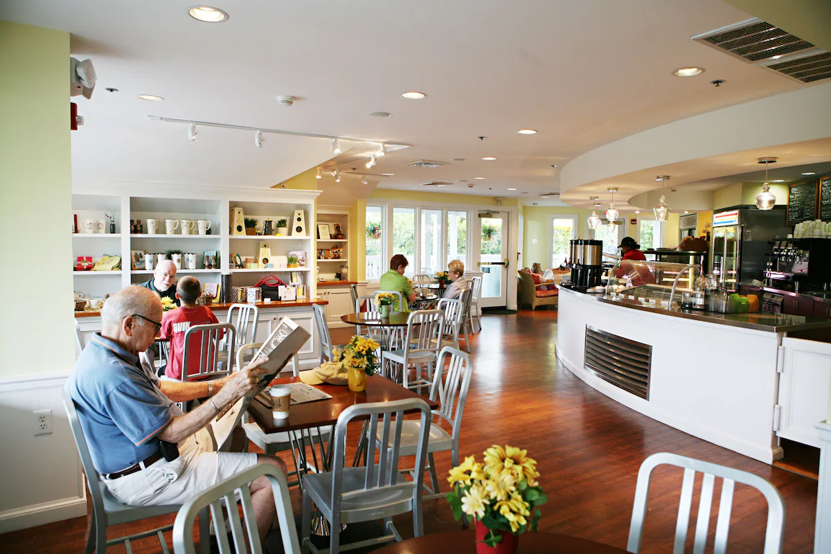 Breakfast at the resort