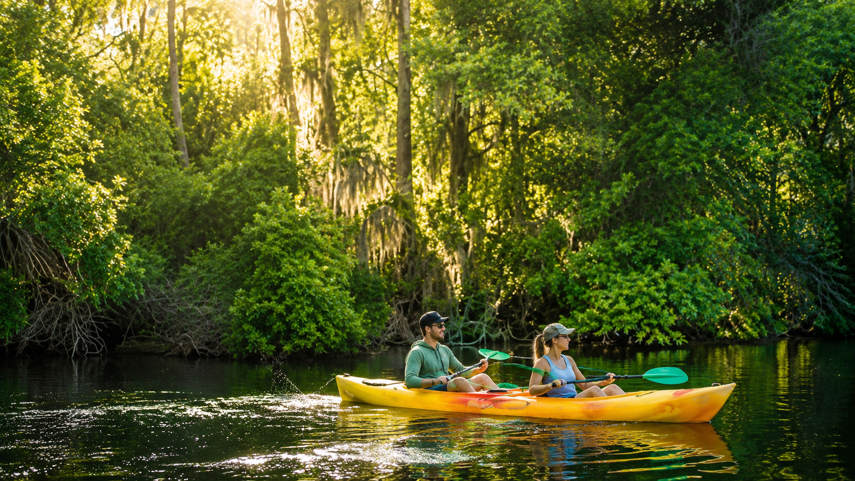 Palmetto Dunes lagoon kayaking