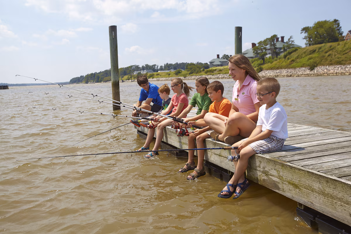 Fishing on the lake