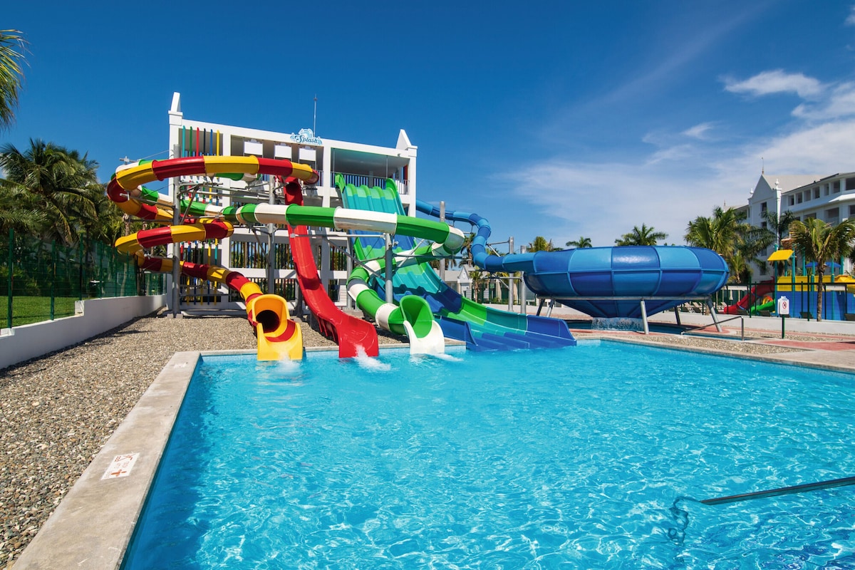 Waterslides for all ages and skill levels