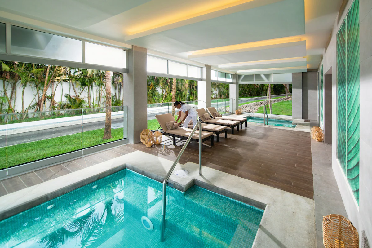 Spa lounge area
