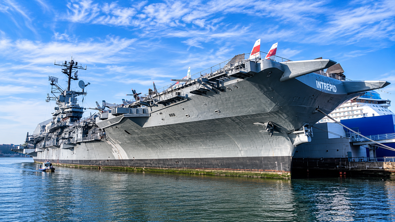 Explore a giant aircraft carrier at Intrepid Museum