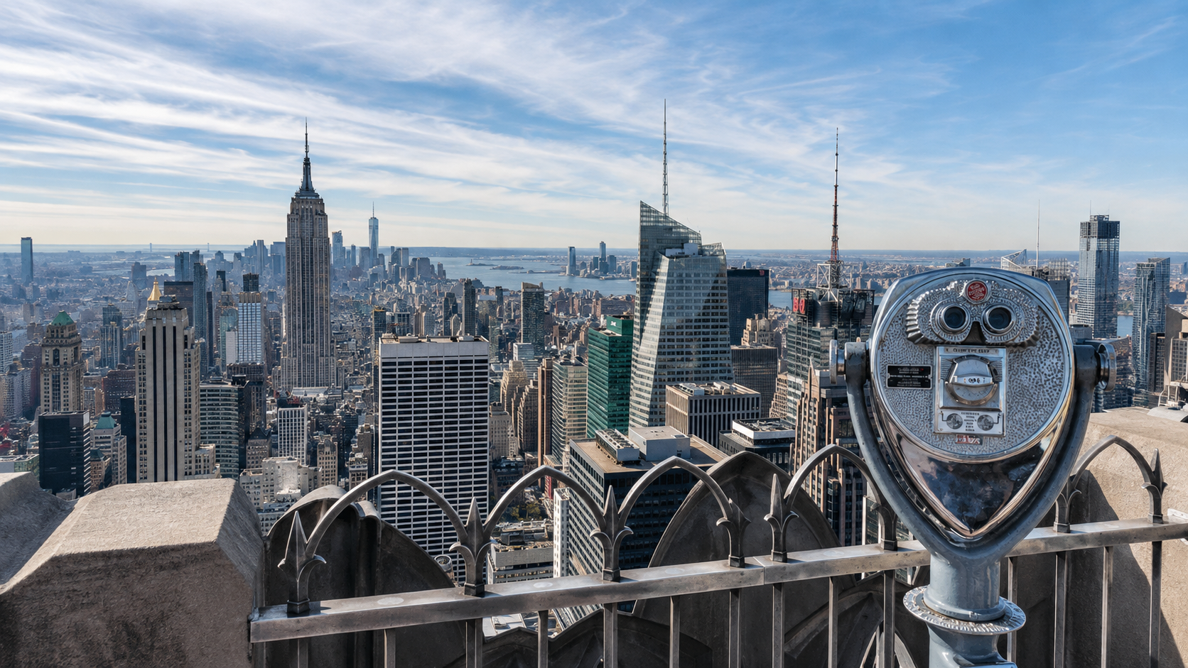 Take in the view at Top of the Rock