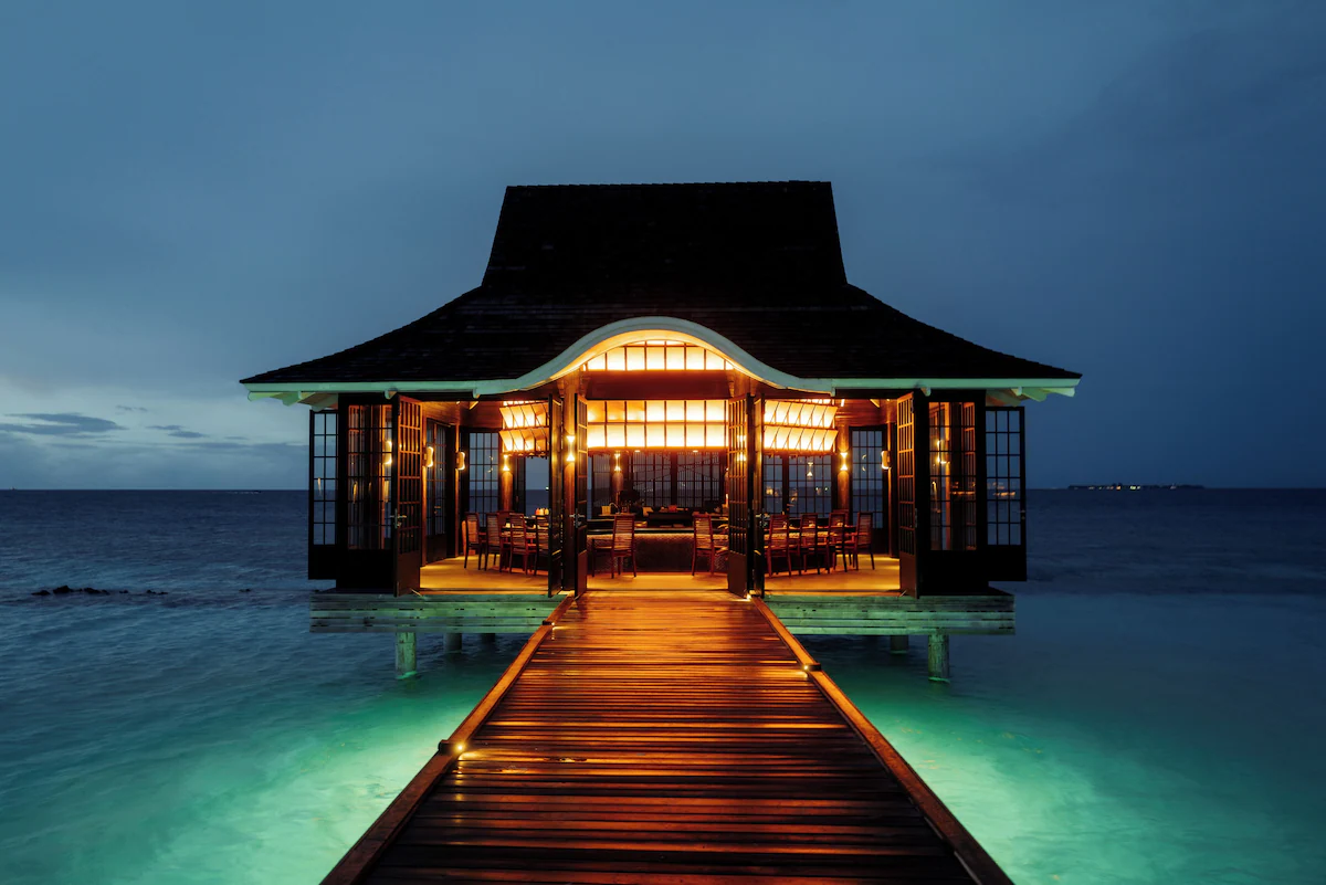 Overwater restaurant
