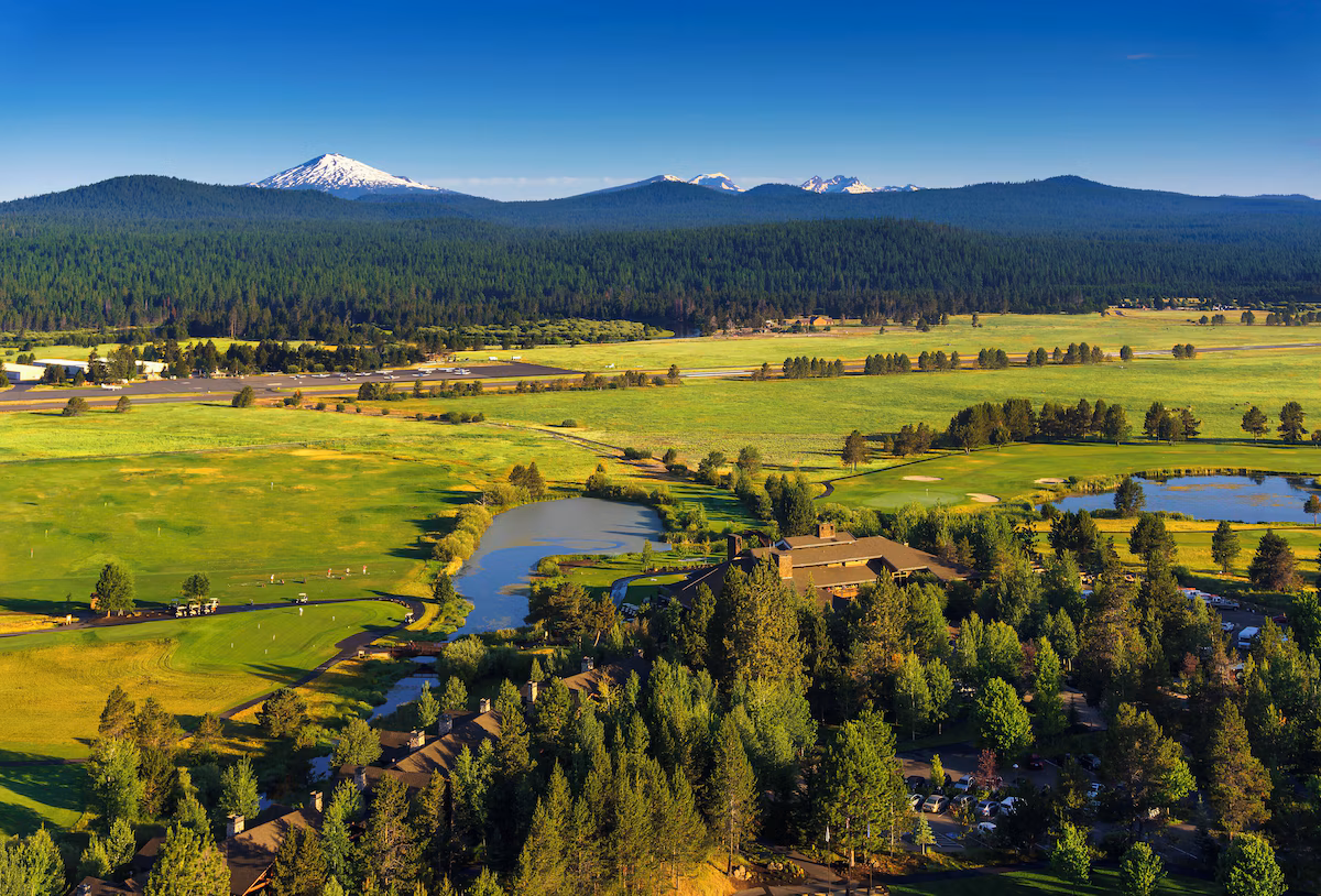 Mountains in the distance