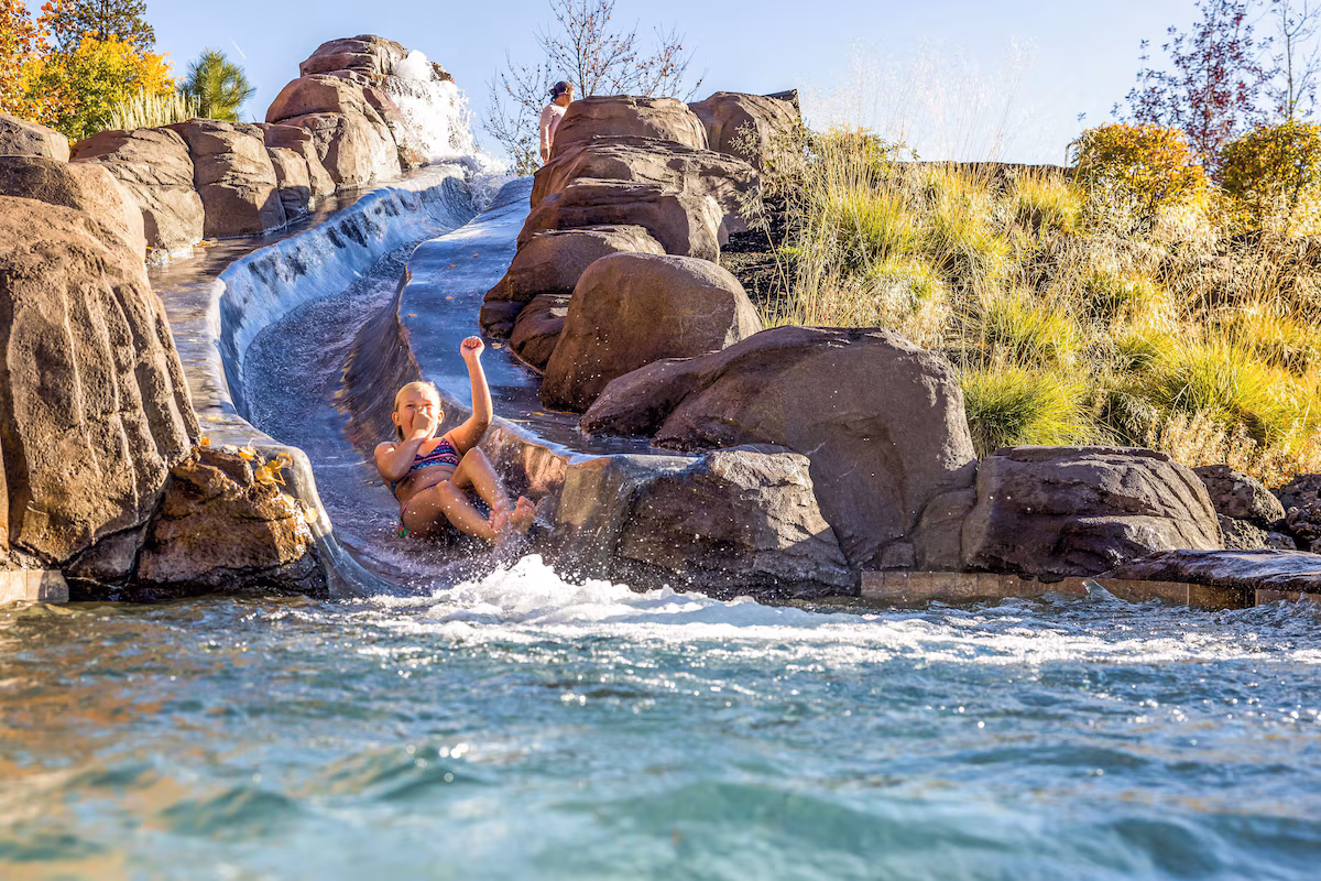 Resort waterslide