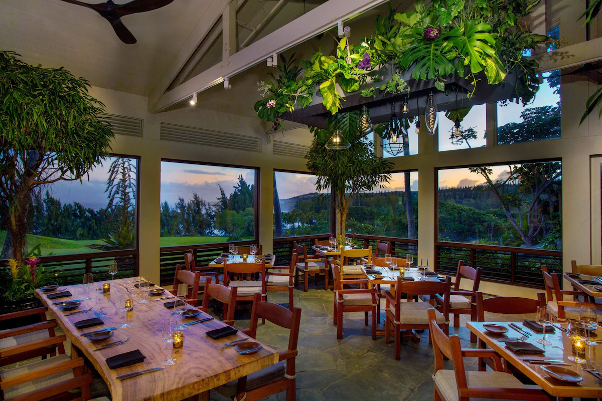 Dinning on the terrace