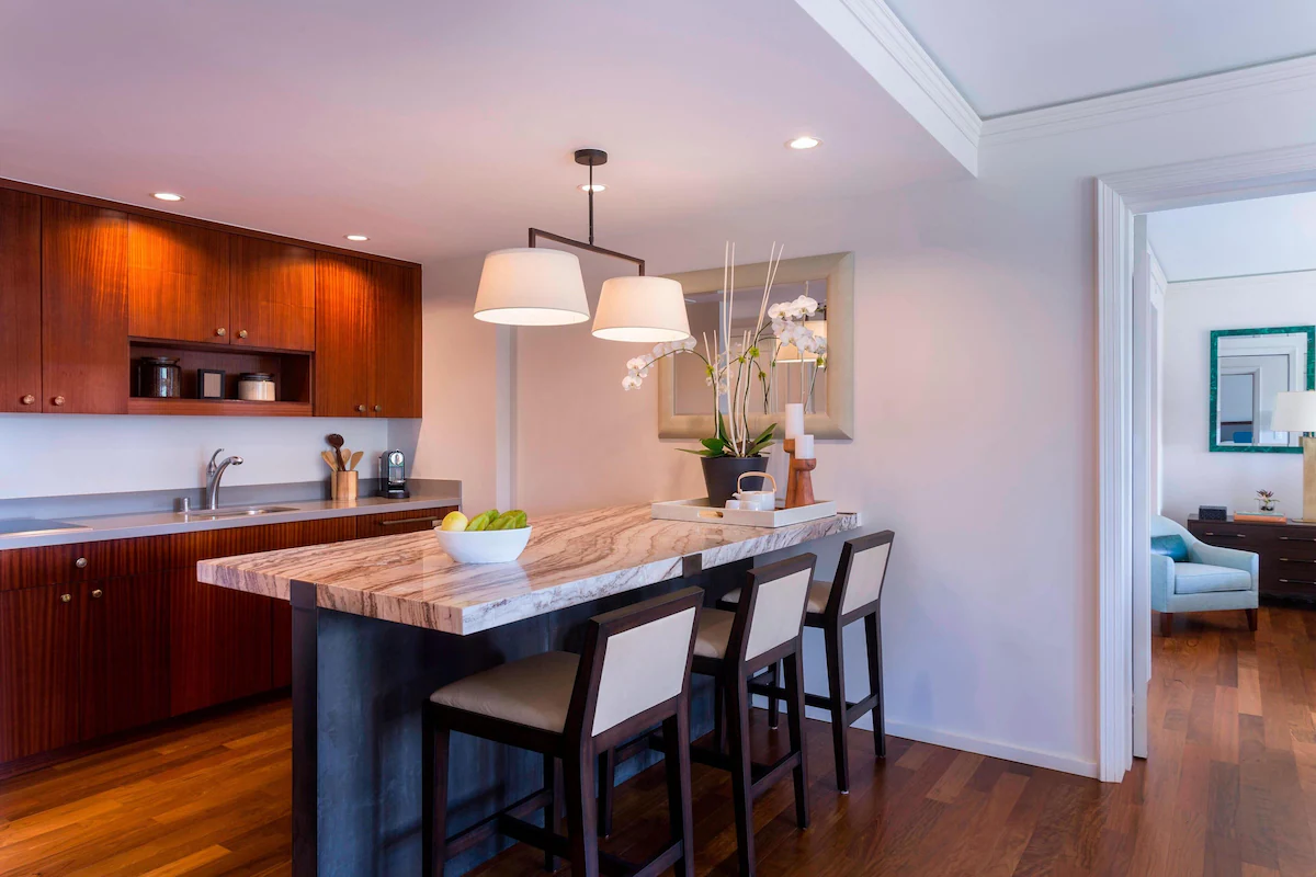 In suite kitchen