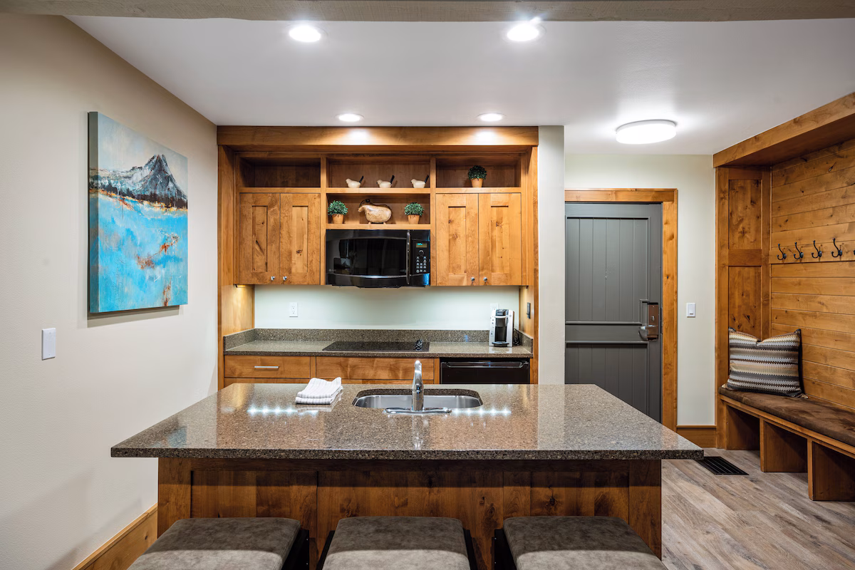 In suite kitchen