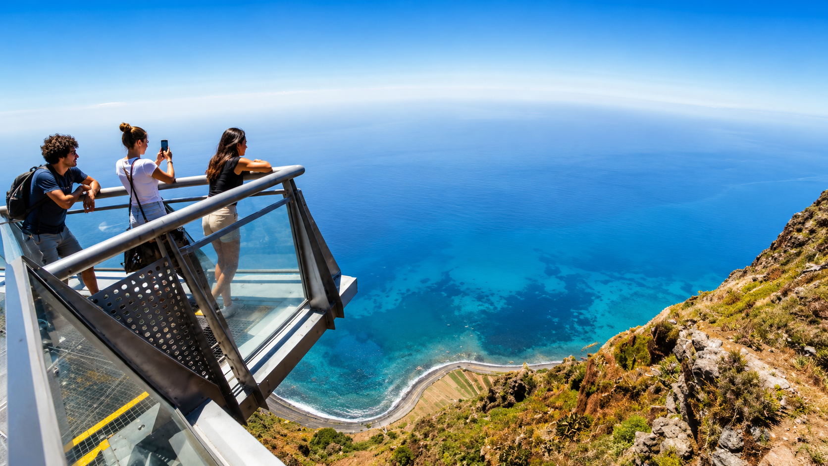 Adventure to the top of Cabo Girão Skywalk