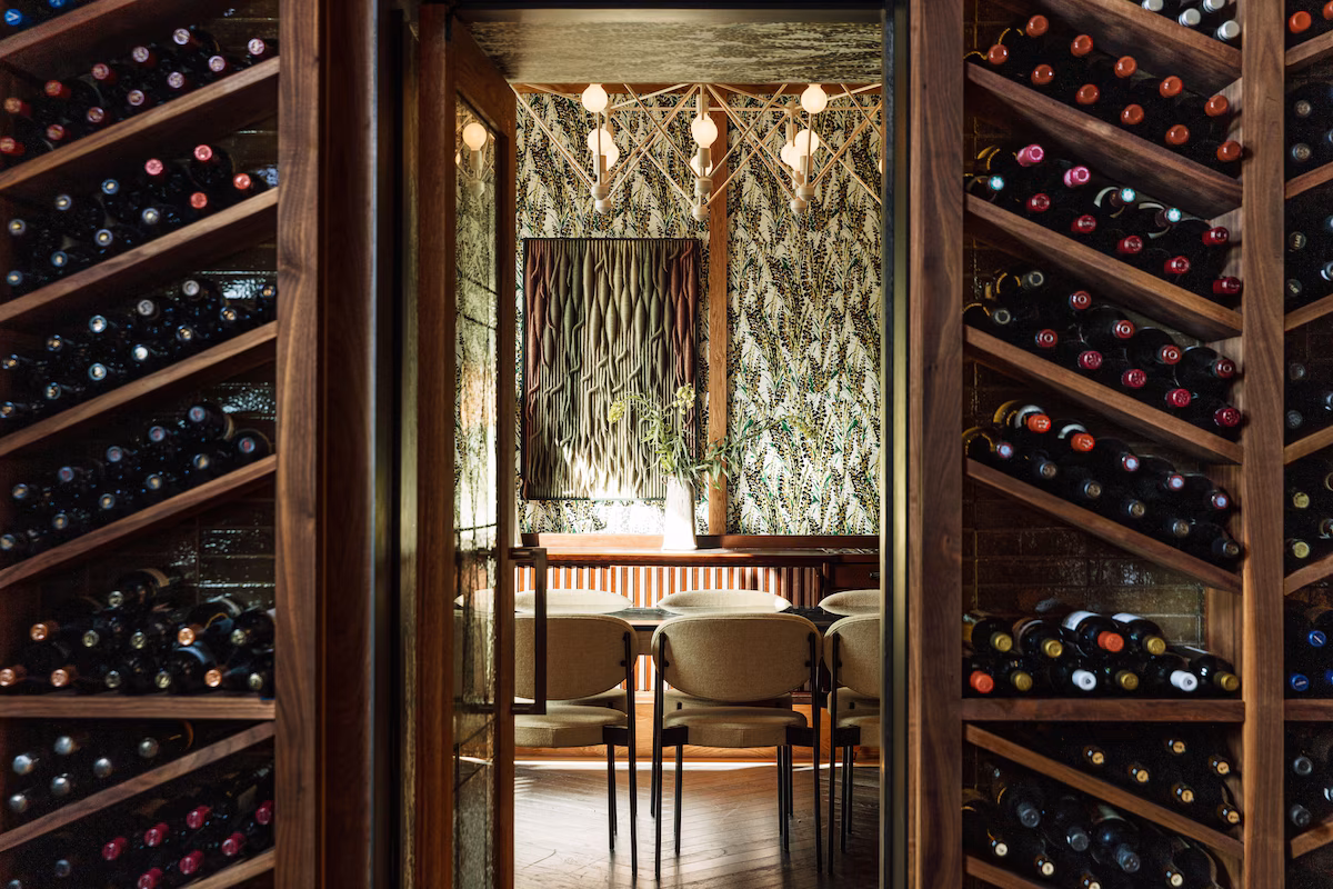 Private wine room