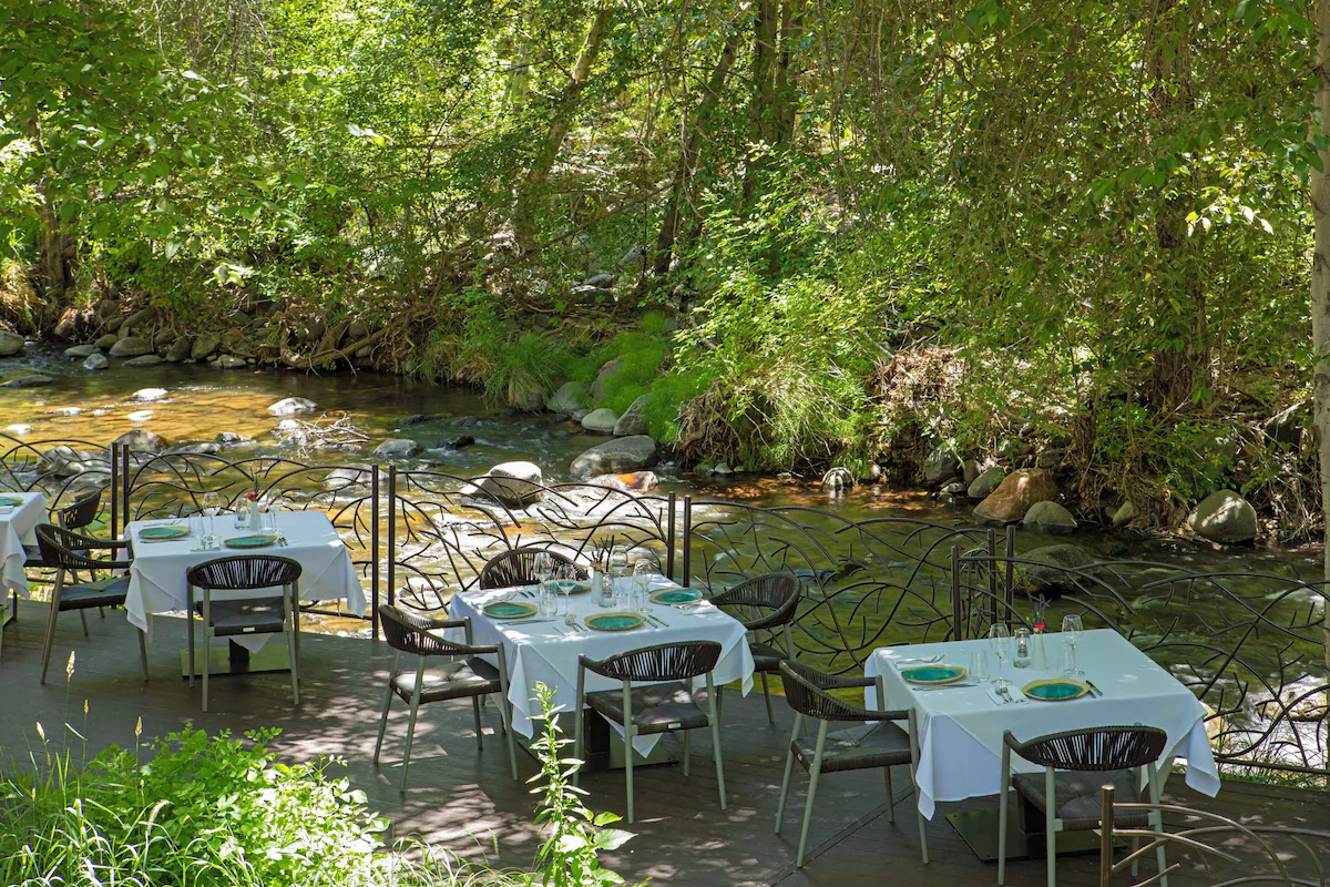 Eat lunch down by the river