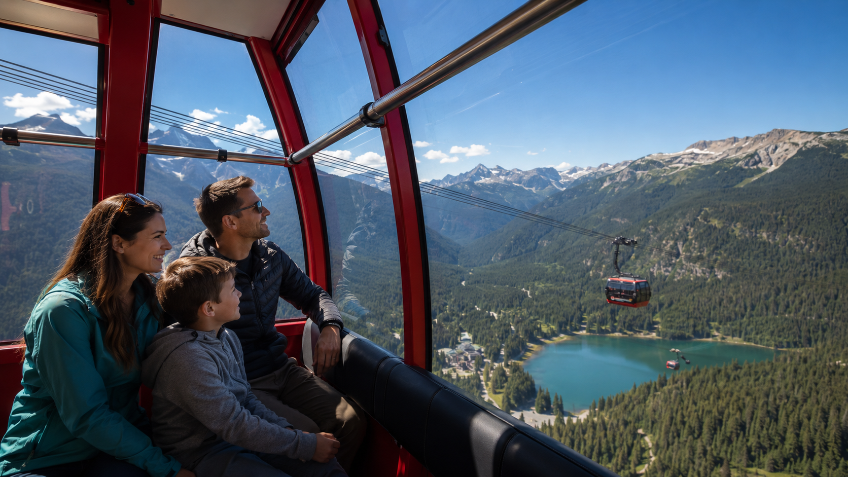 See things from above at Peak 2 Peak