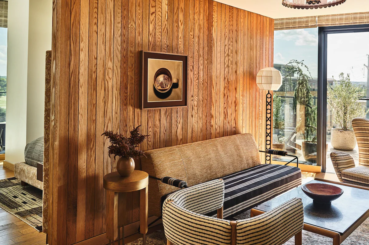 One room suite with living room
