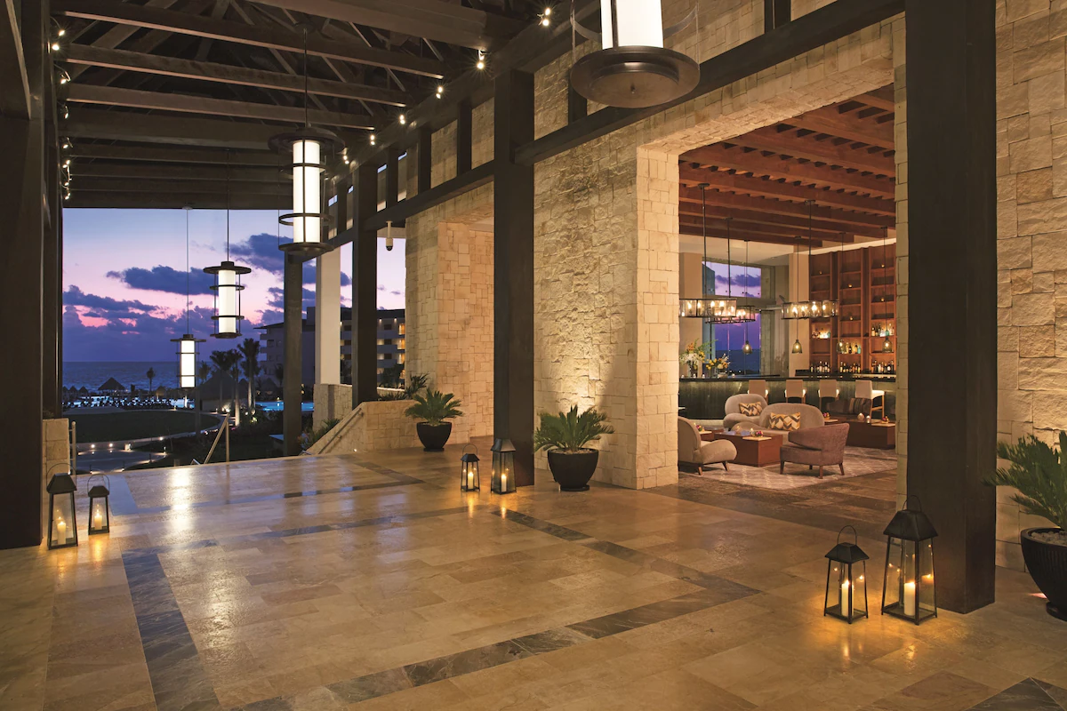 resort lobby entrance