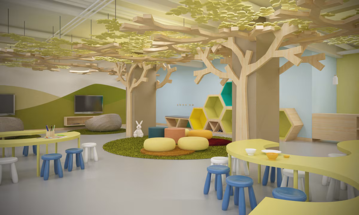 Kids indoor play area