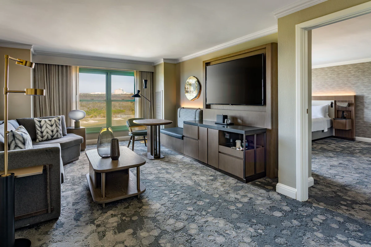 Living room one bedroom suite