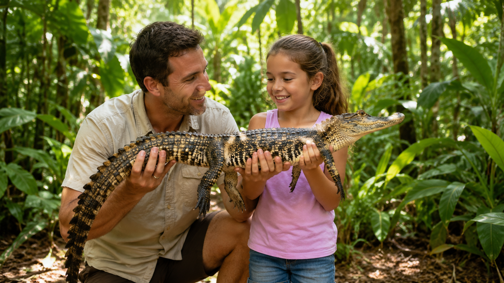 Get up close and personal at Croco Cun