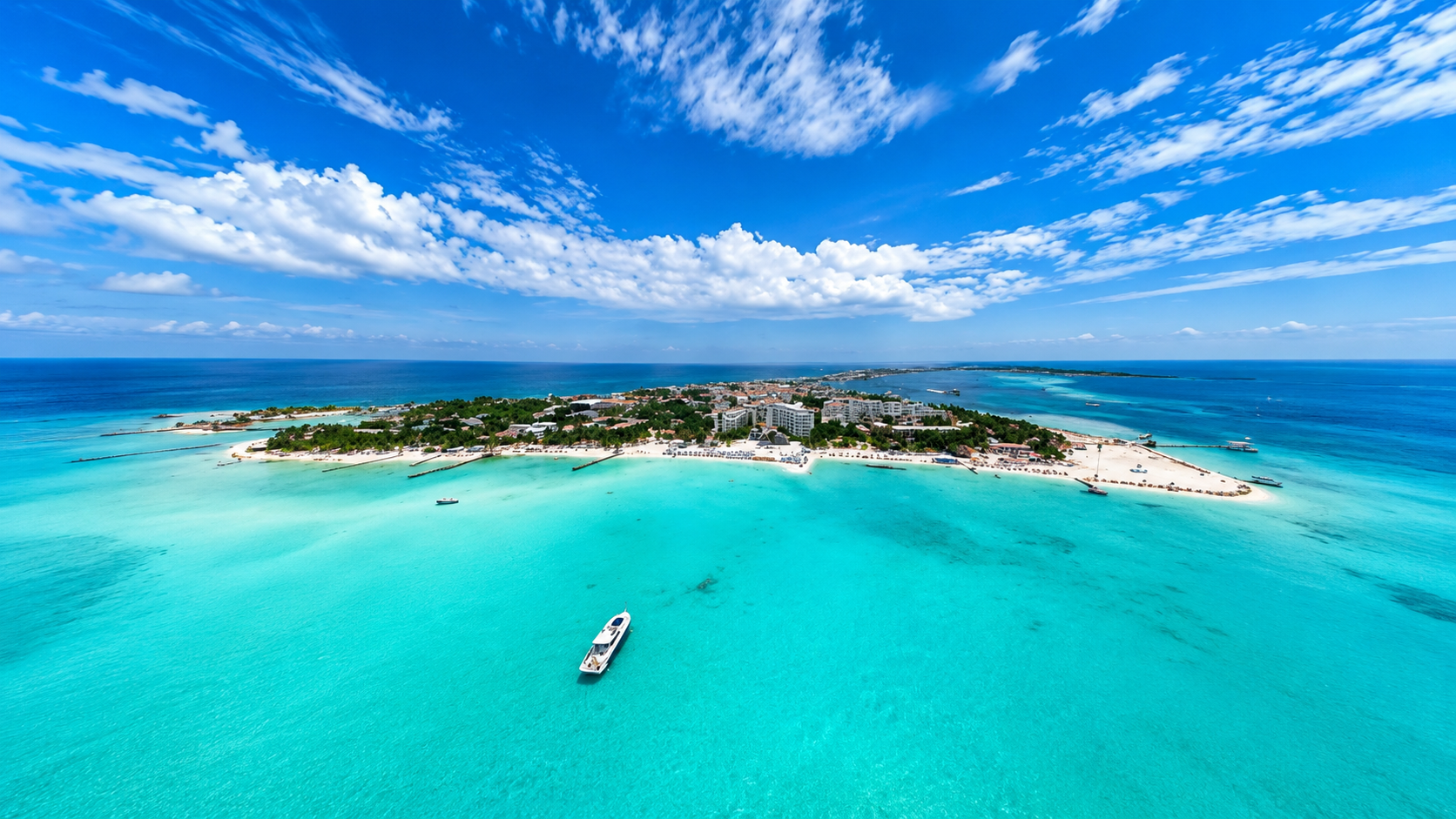 Take a ferry to isla mujeres