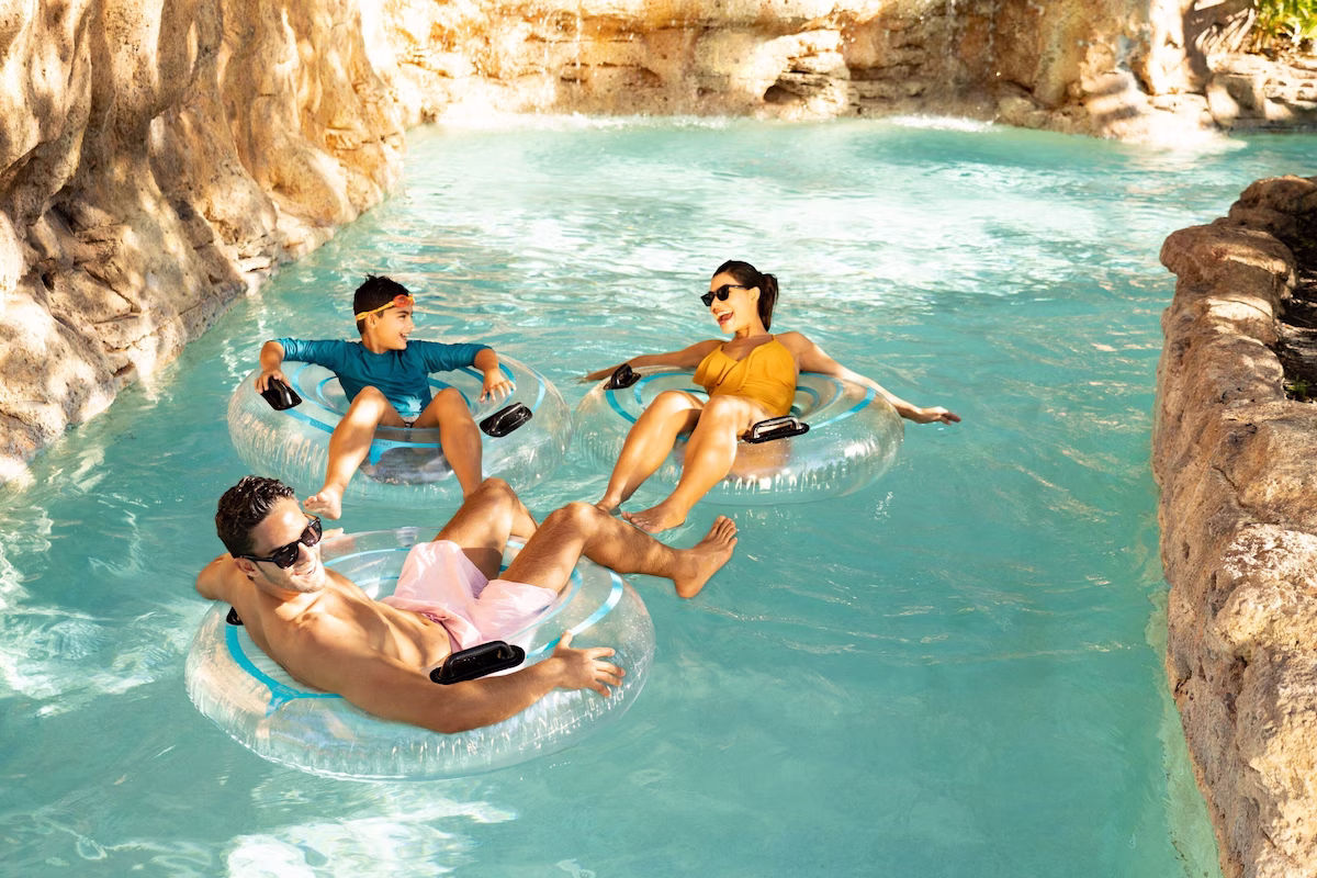 Relax in the lazy river