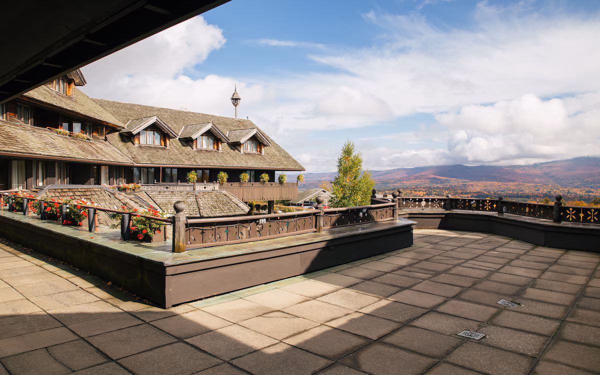 Take in the views on the terrace