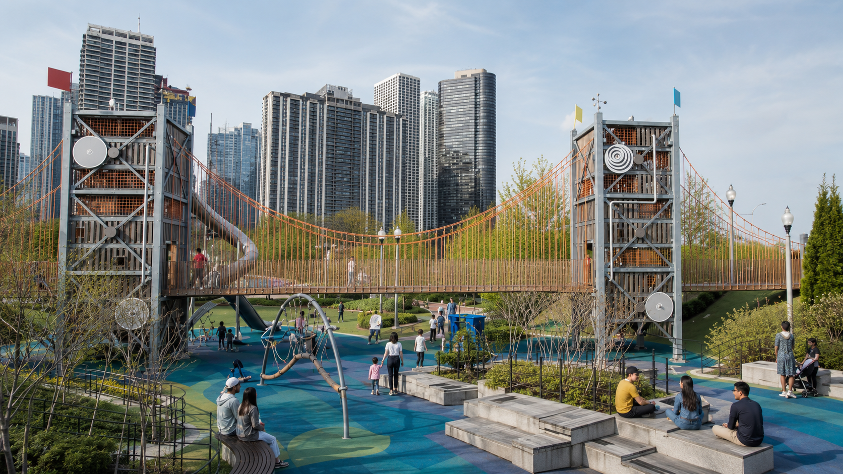 Get your energy out at Maggie Daley Park